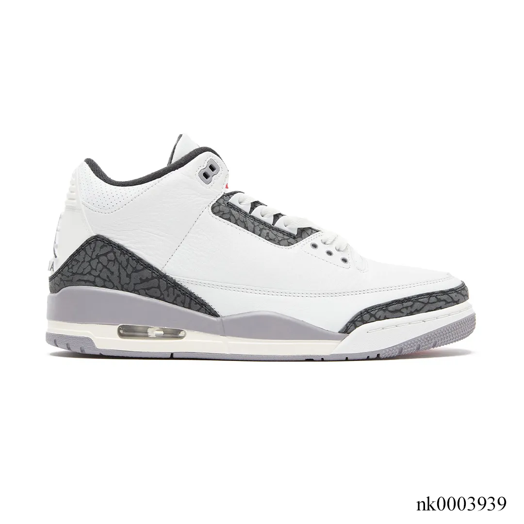 AJ 3 Cement Grey Shoes Sneakers - nk0003939