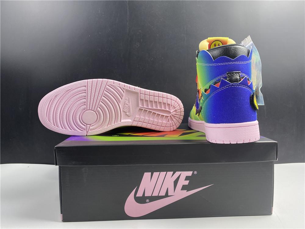 Balvin x AJ 1 High OG Multi Shoes Sneakers - nk0001341 - Image 8