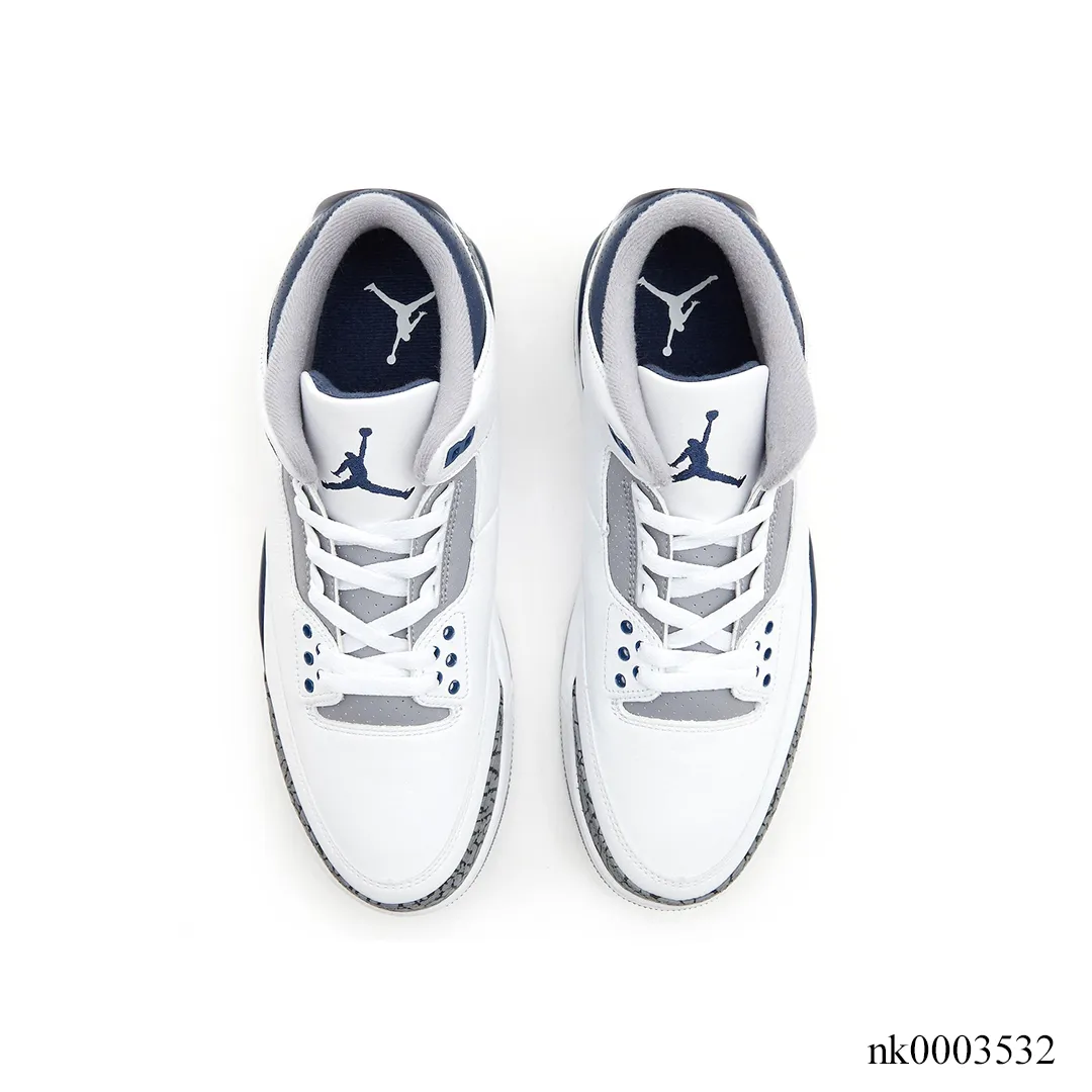 AJ 3 Midnight Navy Shoes Sneakers - nk0003532 - Image 3
