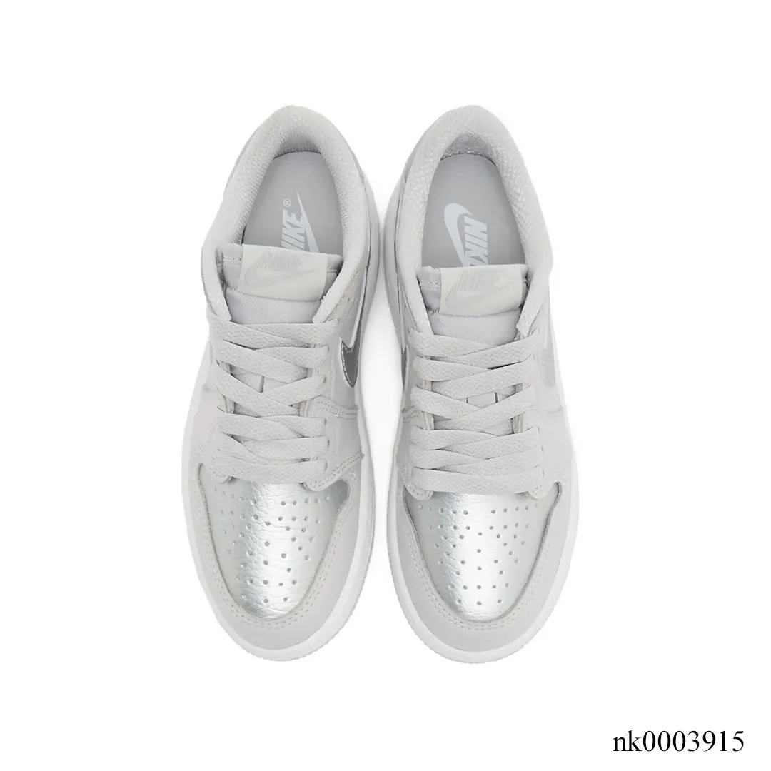 AJ 1 Low OG Metallic Silver Shoes Sneakers - nk0003915 - Image 3