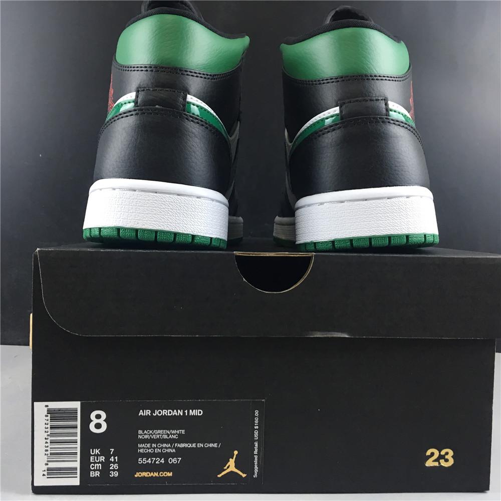 AJ 1 Mid Green Toe Shoes Sneakers - nk0000120 - Image 5