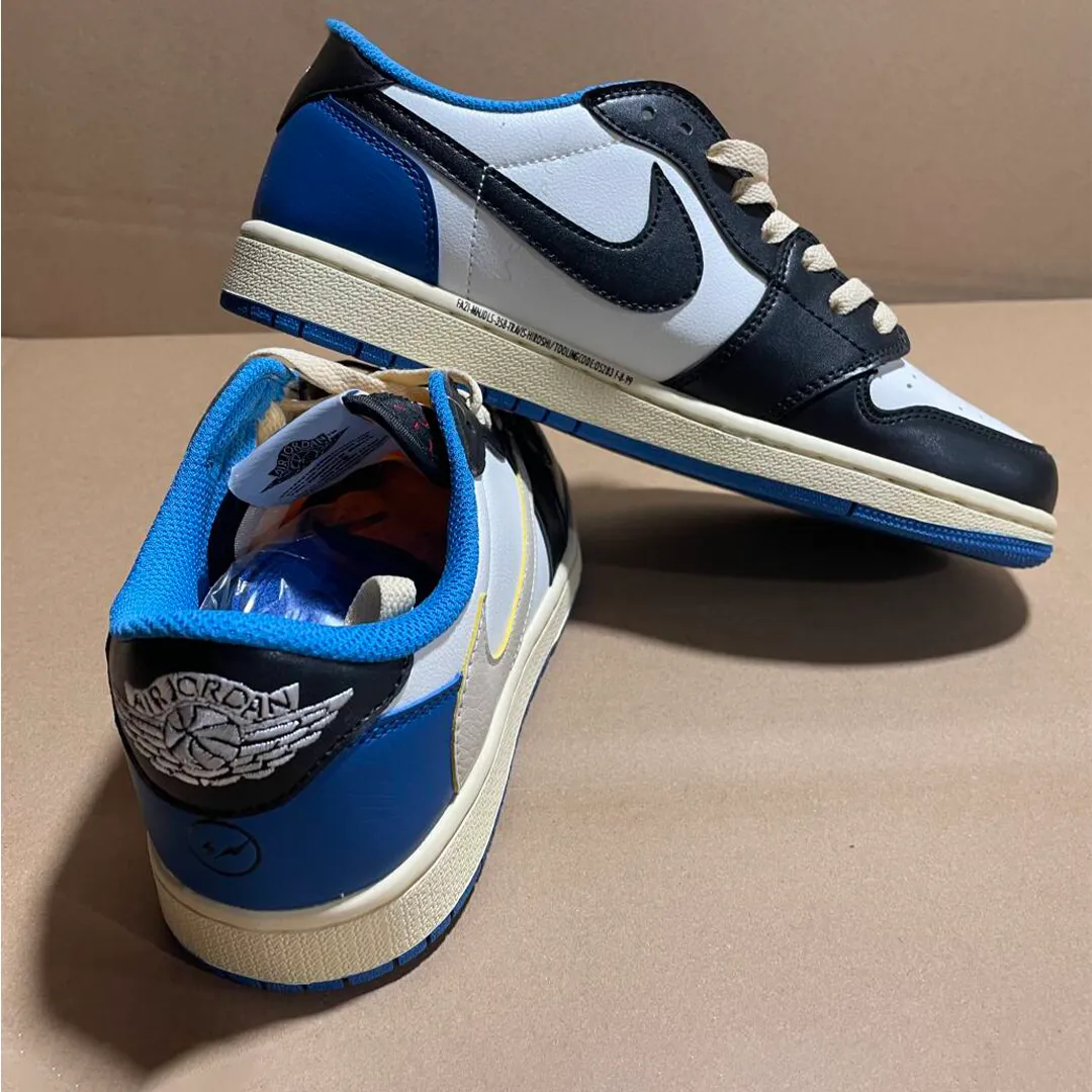 Travis Scott x AJ 1 Low x Fragment Shoes Sneakers - nk0001639 - Image 7