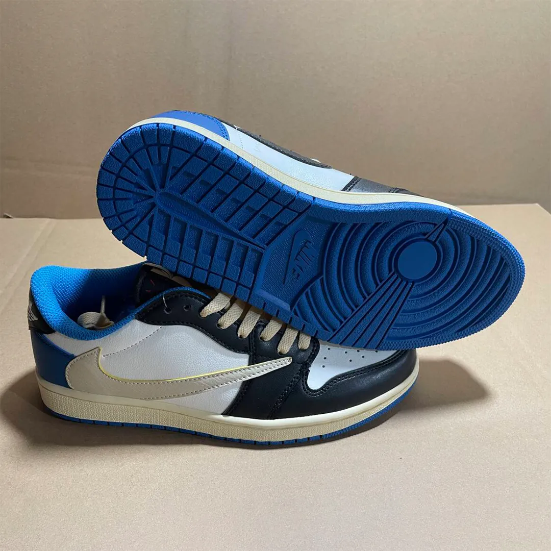 Travis Scott x AJ 1 Low x Fragment Shoes Sneakers - nk0001639 - Image 8