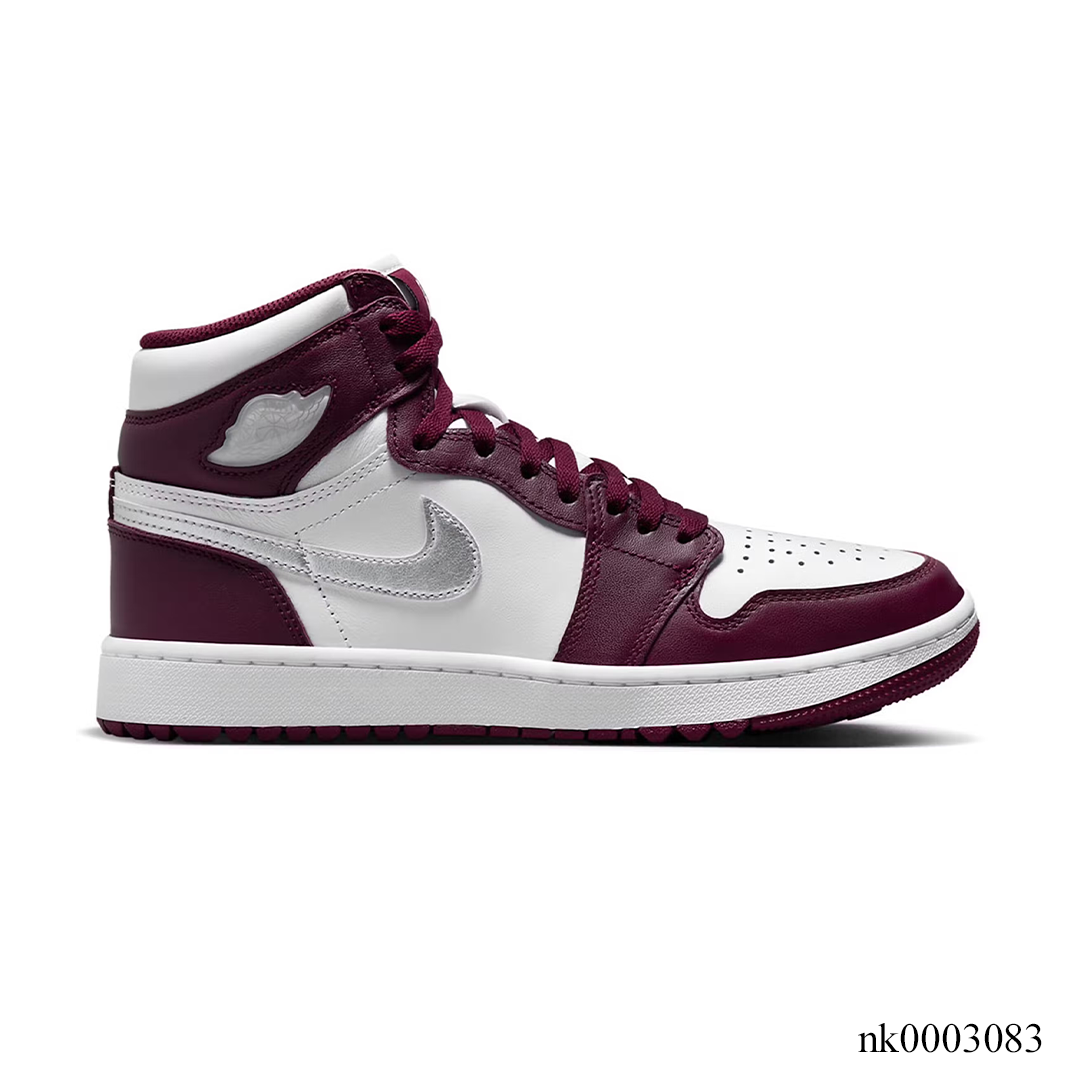 AJ 1 Retro High Golf Bordeaux Shoes Sneakers - nk0003083