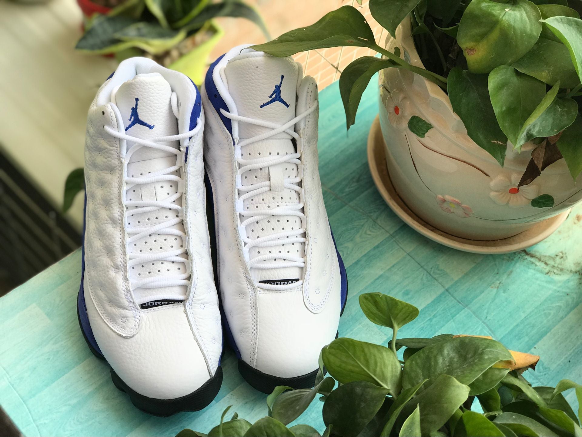 AJ 13 Retro White Hyper Royal Black Shoes Sneakers - nk0000665 - Image 13