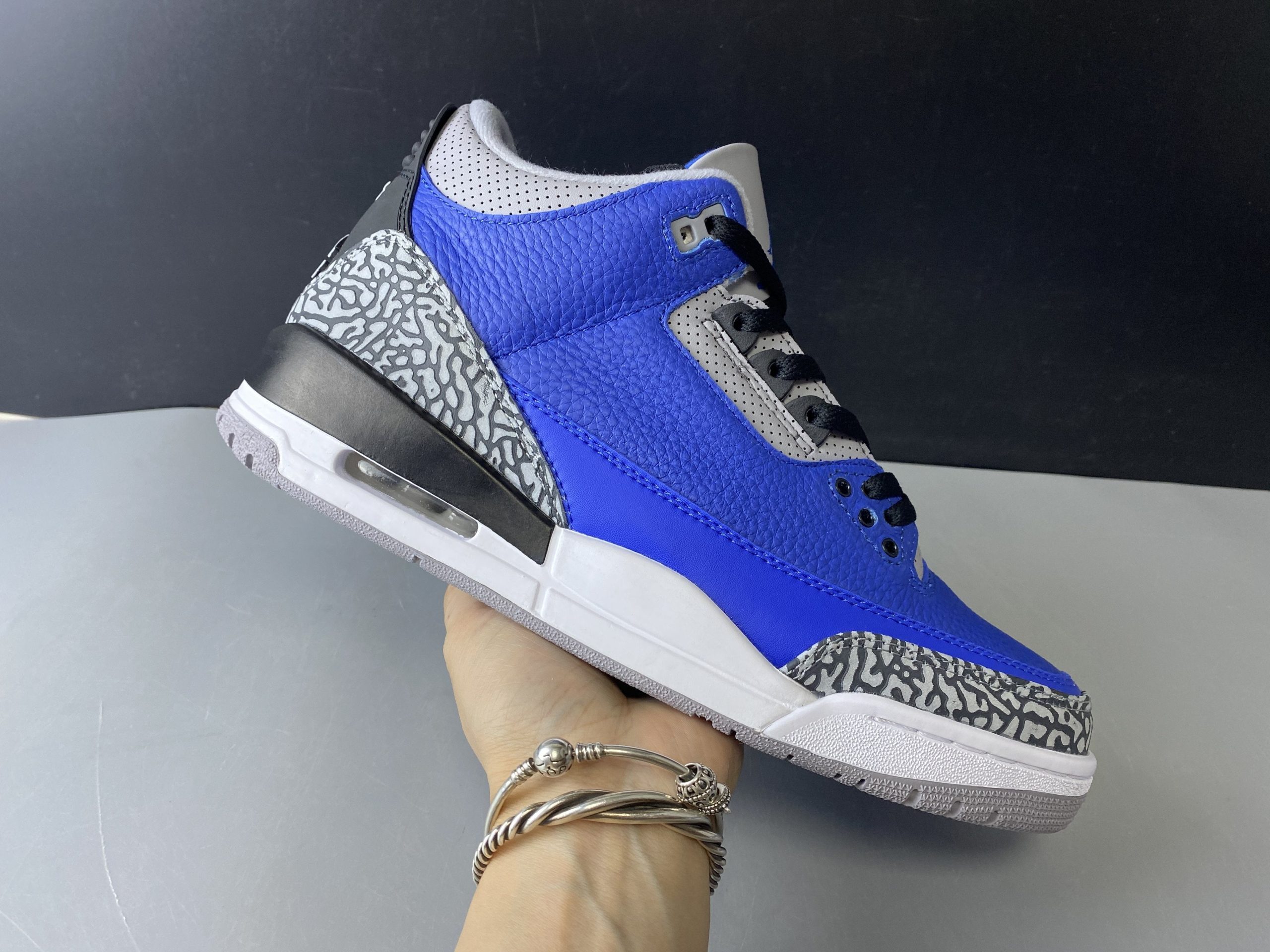 AJ 3 Retro Varsity Royal Cement Shoes Sneakers - nk0000759 - Image 12