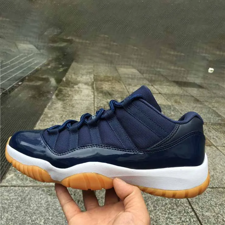 AJ 11 Retro Low Navy Gum Shoes Sneakers - nk0004099 - Image 11