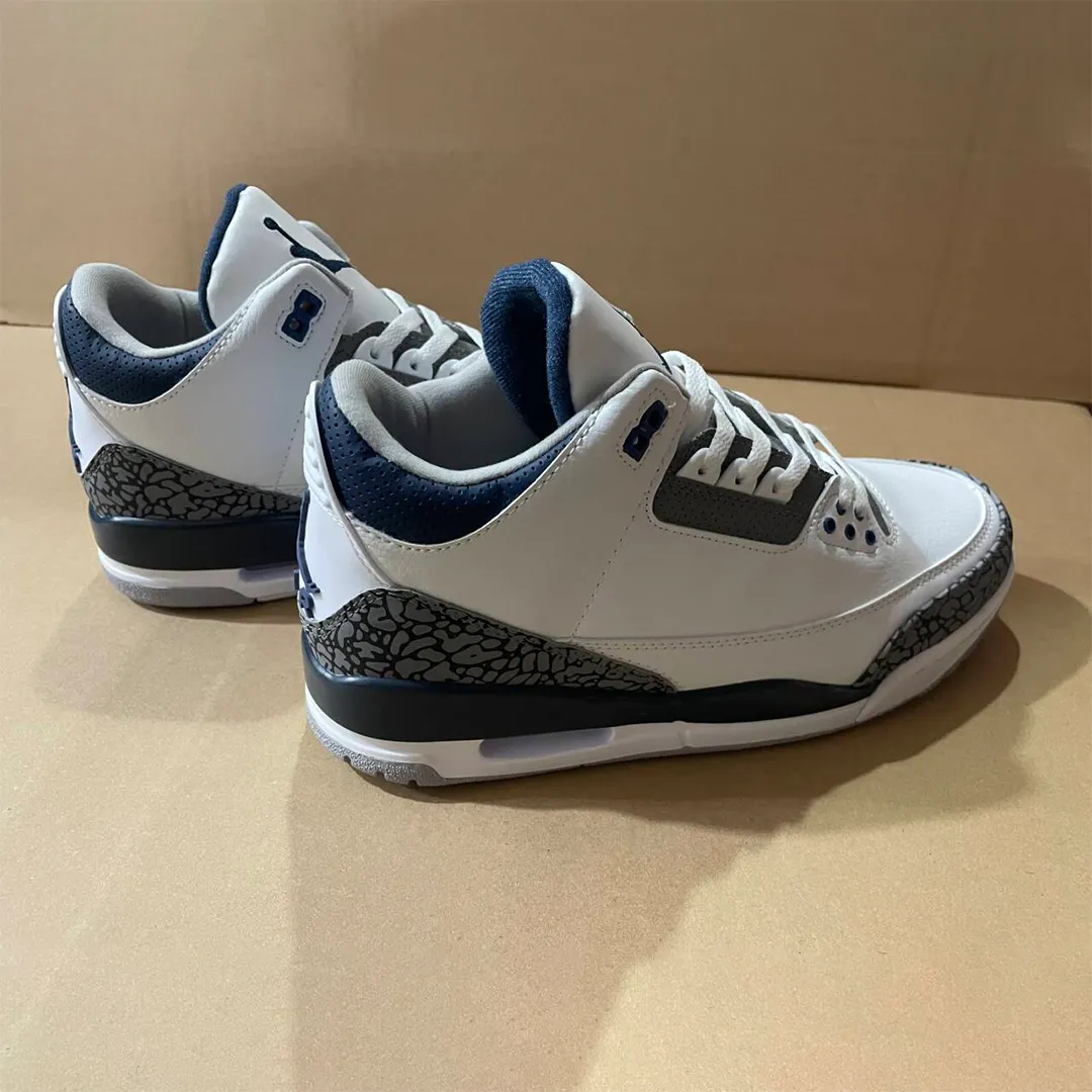 AJ 3 Midnight Navy Shoes Sneakers - nk0003532 - Image 8