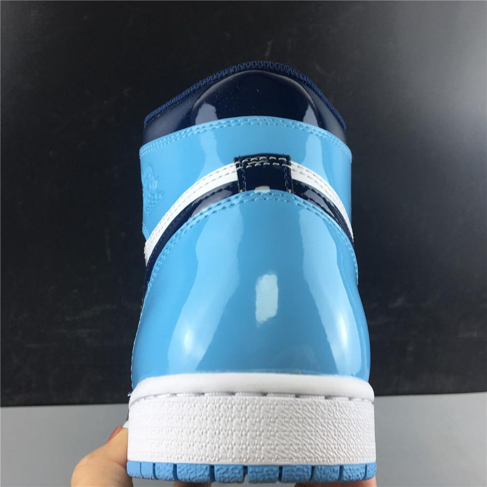 AJ 1 Retro High UNC Patent Shoes Sneakers - nk0000111 - Image 13