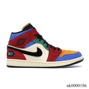 AJ 1 Mid SE Fearless Blue the Great Shoes Sneakers - nk0000186