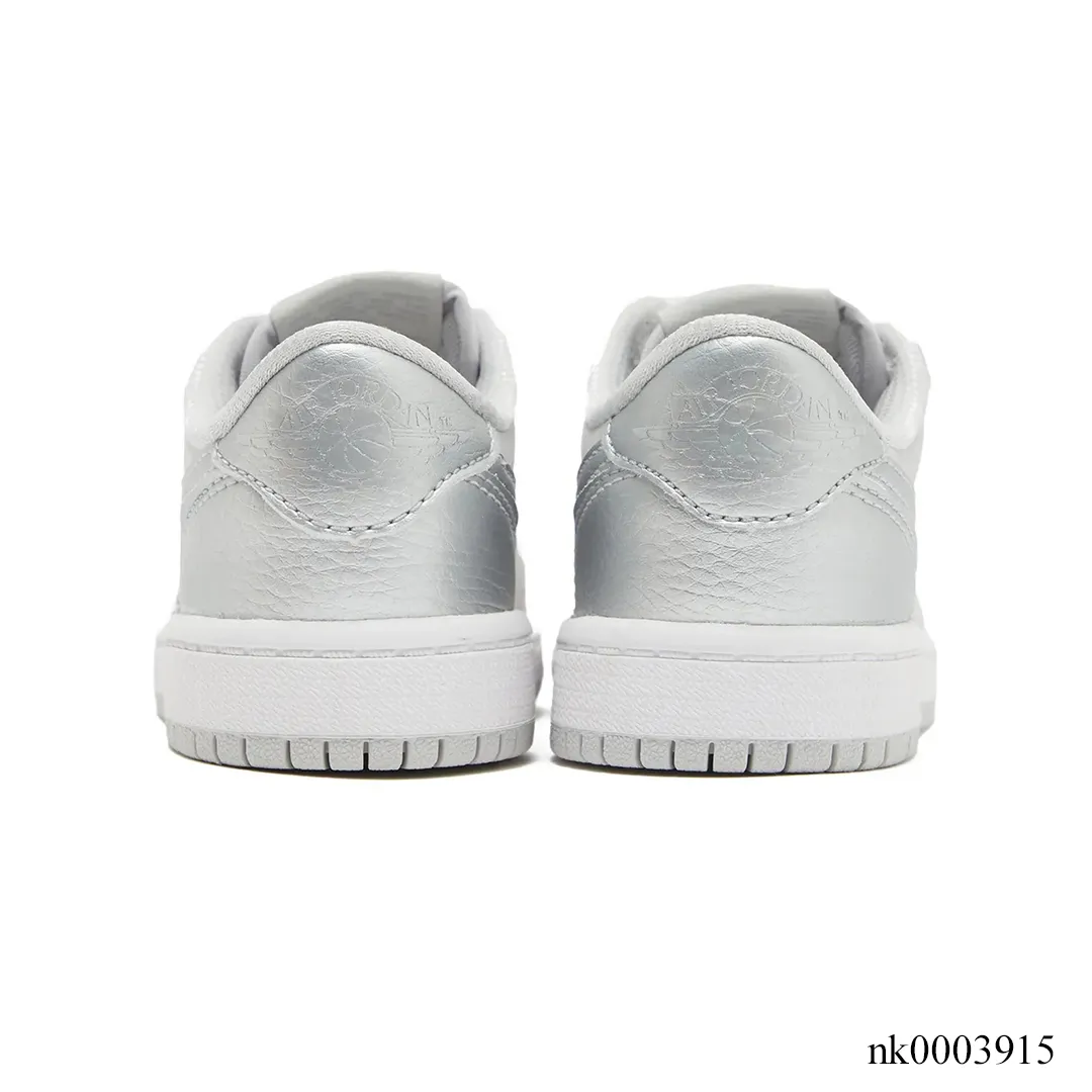 AJ 1 Low OG Metallic Silver Shoes Sneakers - nk0003915 - Image 4
