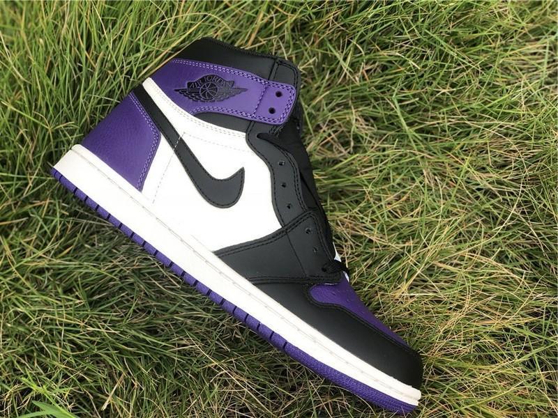 AJ 1 Retro High Court Purple Shoes Sneakers - nk0000569 - Image 5