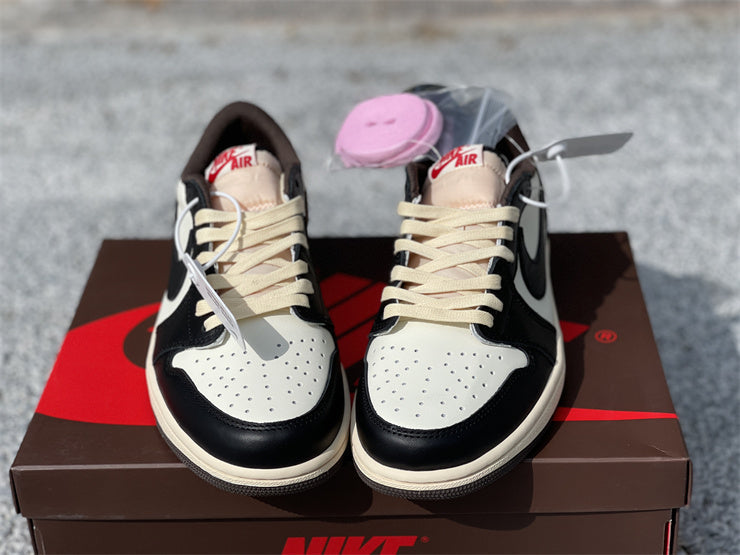 Travis Scott x AJ 1 Low OG SP Dark Mocha Shoes Sneakers - nk0002022 - Image 7
