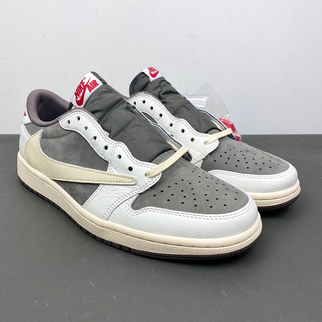 Travis Scott x AJ 1 Low OG Reverse Mocha Shoes Sneakers - nk0001819 - Image 6