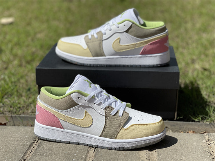 AJ 1 Low Pastel Grind Vivid Green Shoes Sneakers - nk0001987 - Image 9