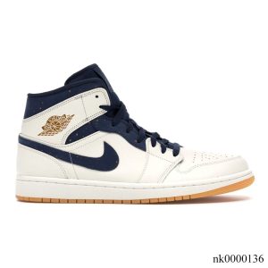 AJ 1 Retro Mid Jeter Shoes Sneakers - nk0000136
