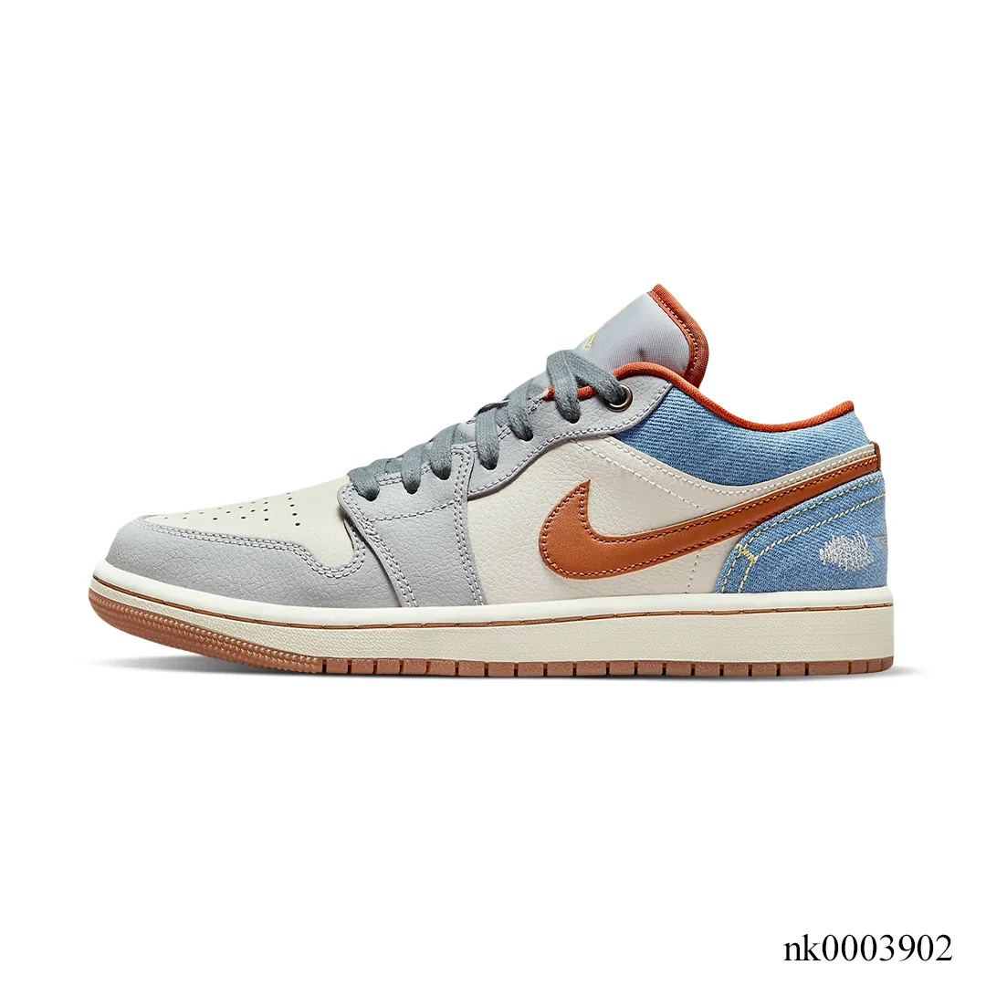 AJ 1 Low Phantom Denim Shoes Sneakers - nk0003902 - Image 2