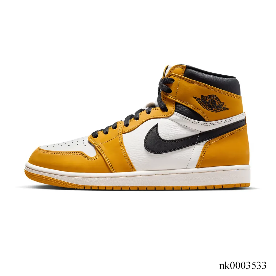 AJ 1 High OG Yellow Ochre Shoes Sneakers - nk0003533 - Image 2