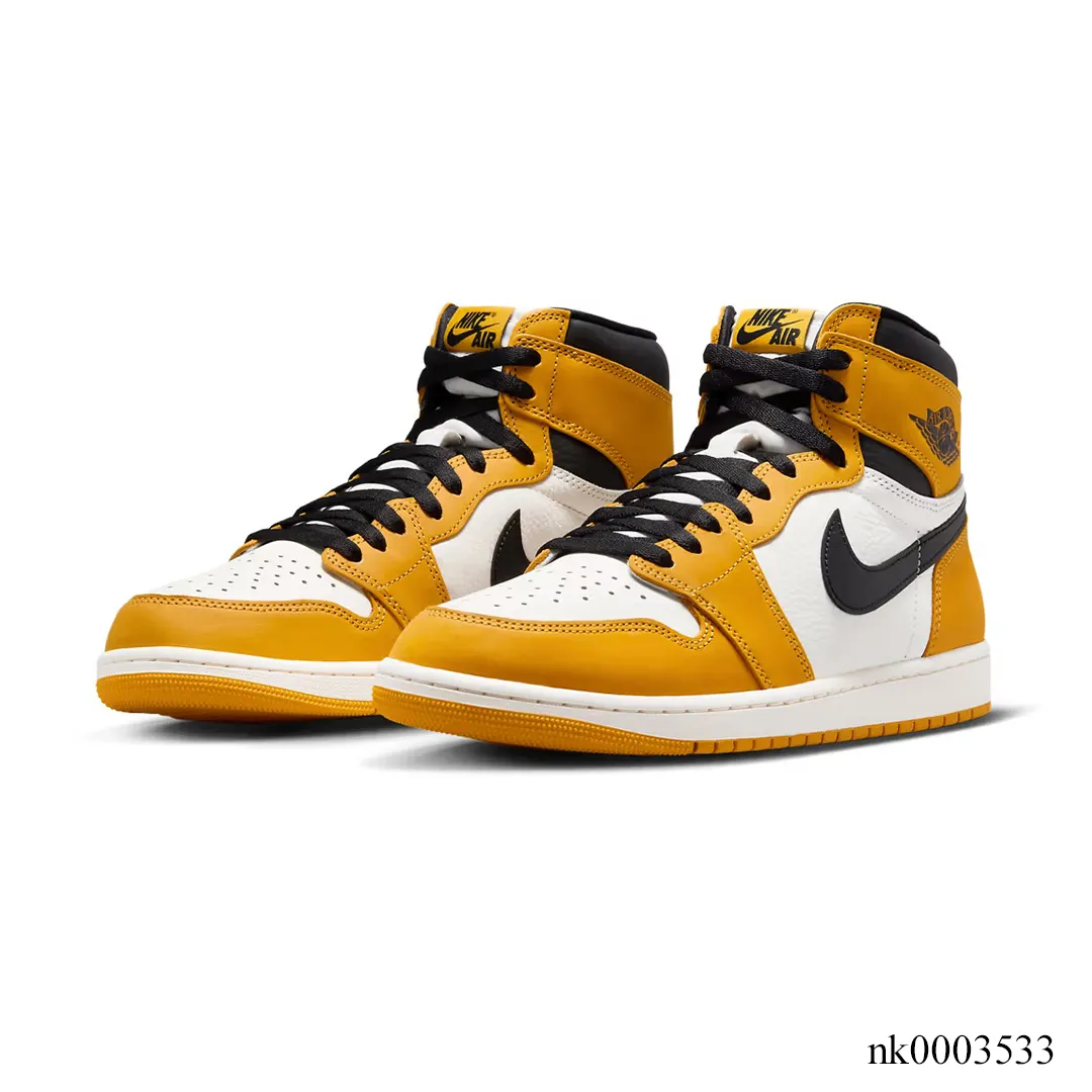 AJ 1 High OG Yellow Ochre Shoes Sneakers - nk0003533 - Image 3