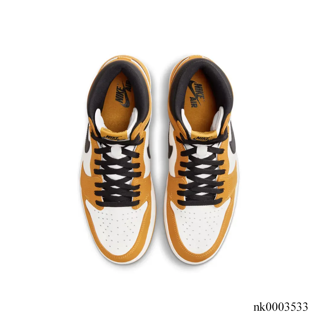 AJ 1 High OG Yellow Ochre Shoes Sneakers - nk0003533 - Image 4