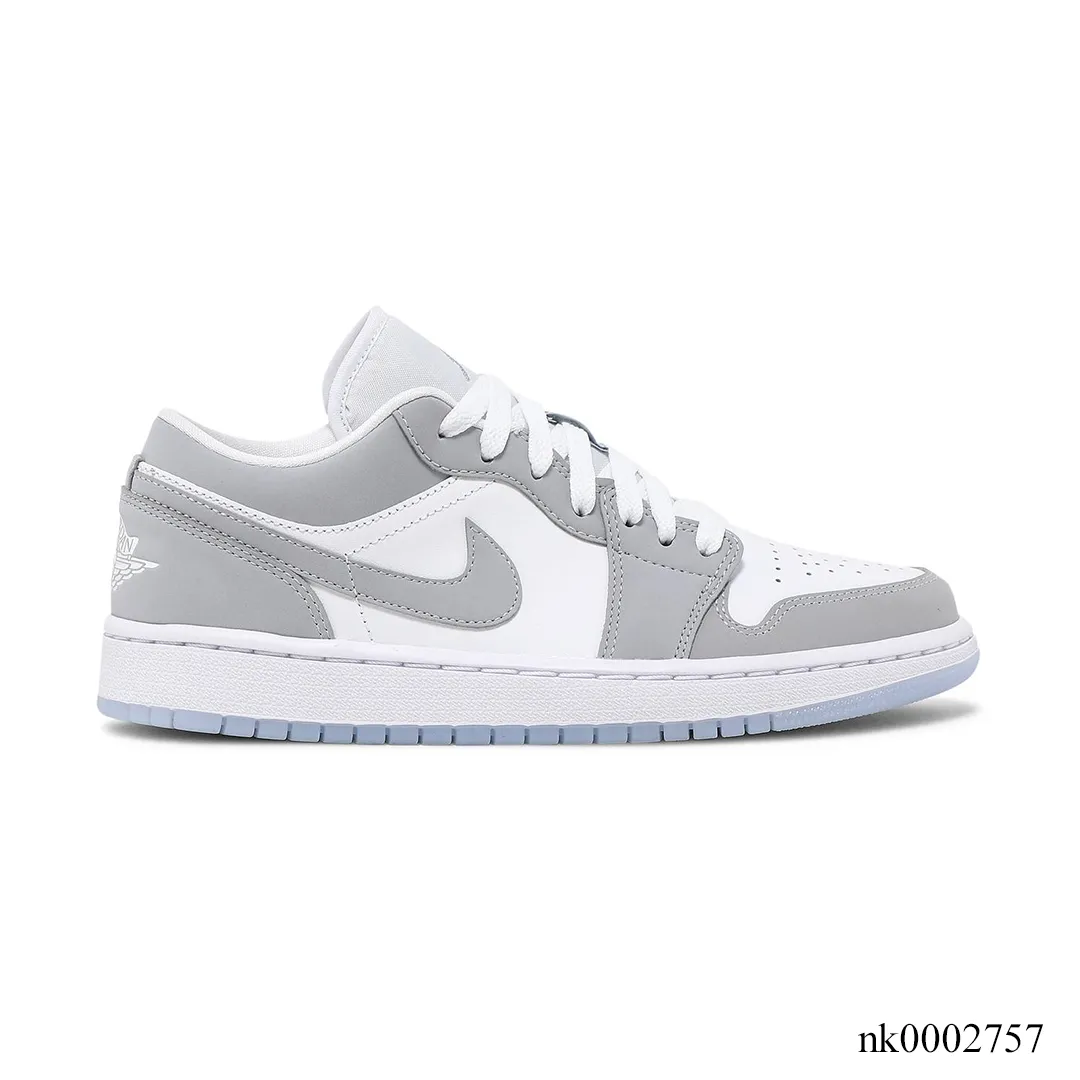 AJ 1 Low White Wolf Grey Shoes Sneakers - nk0002757
