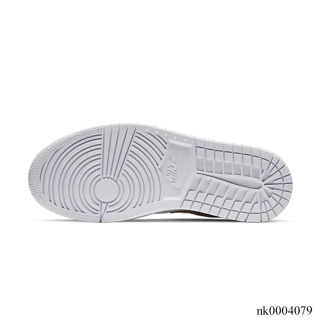 AJ 1 Low White/Metallic Gold Shoes Sneakers - nk0004079 - Image 6