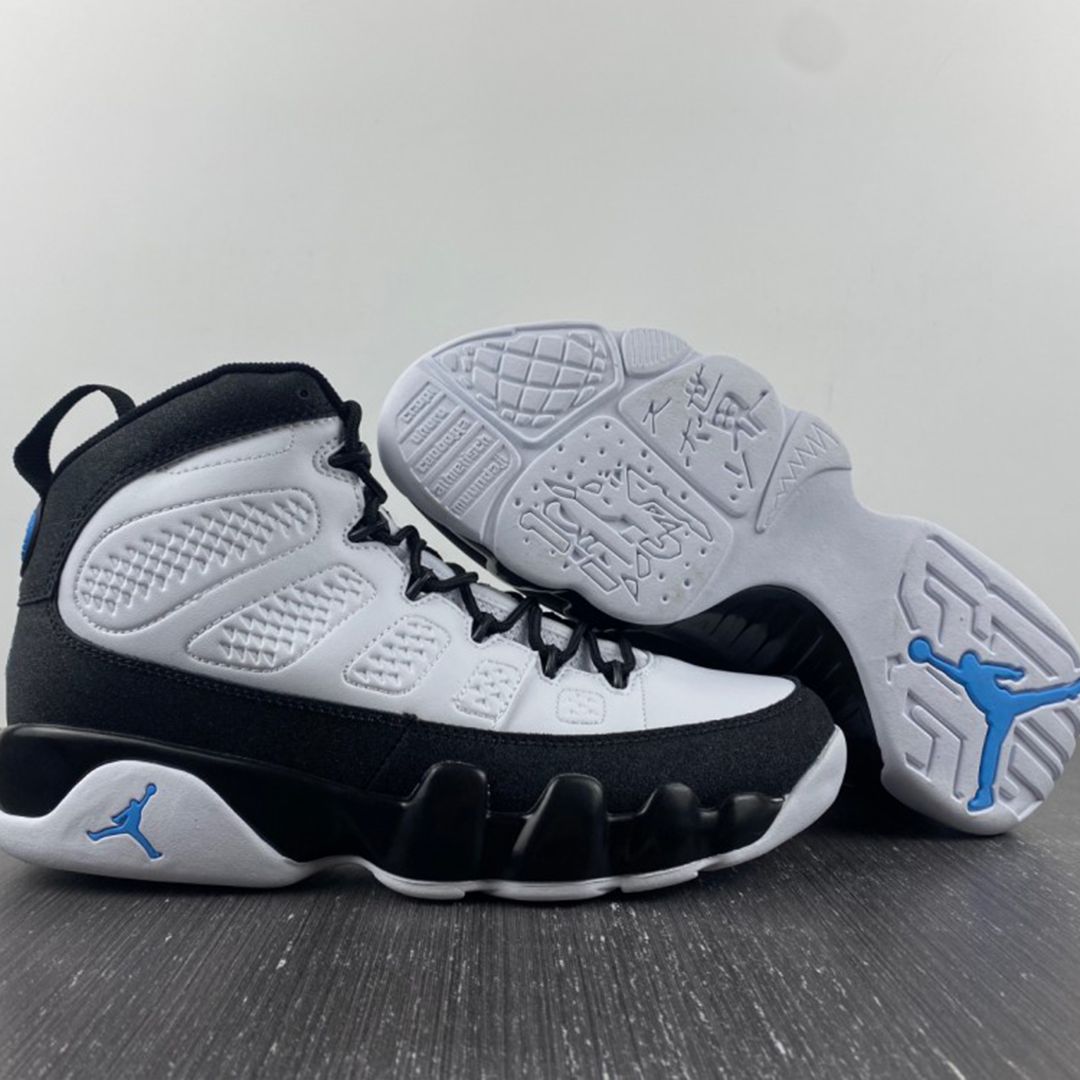 AJ 9 Black University Blue Shoes Sneakers - nk0000819 - Image 12