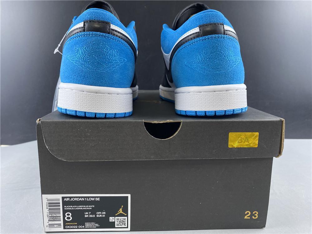 AJ 1 Low Laser Blue Shoes Sneakers - nk0000735 - Image 5