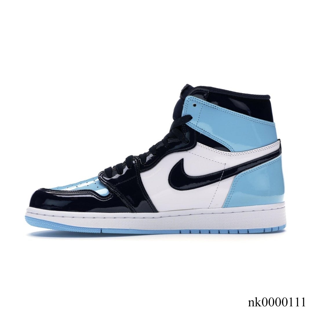 AJ 1 Retro High UNC Patent Shoes Sneakers - nk0000111 - Image 2