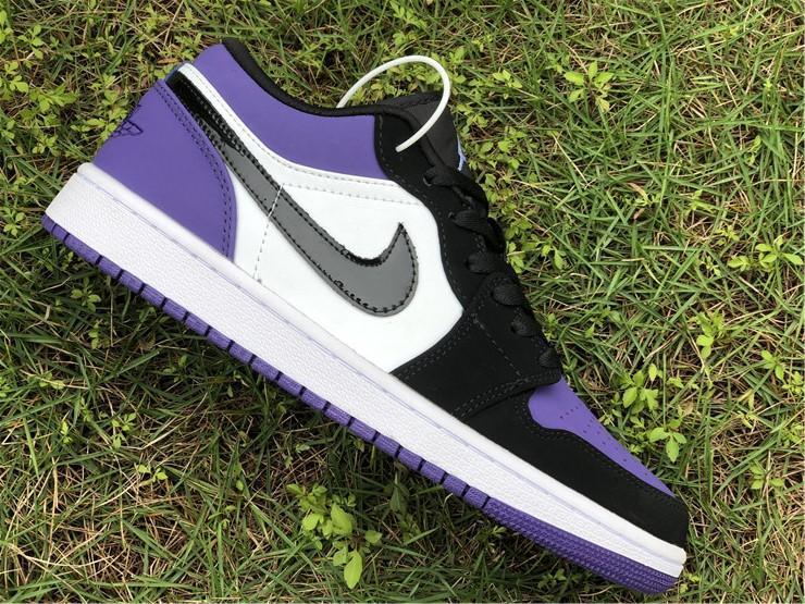 AJ 1 Low Court Purple (GS) Shoes Sneakers - nk0000731 - Image 12