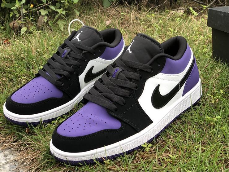 AJ 1 Low Court Purple (GS) Shoes Sneakers - nk0000731 - Image 16