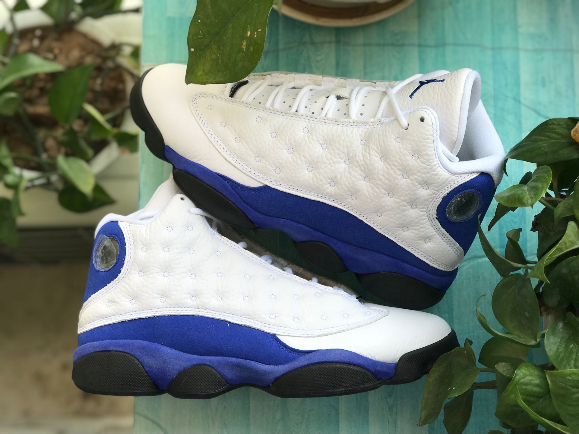 AJ 13 Retro White Hyper Royal Black Shoes Sneakers - nk0000665 - Image 6