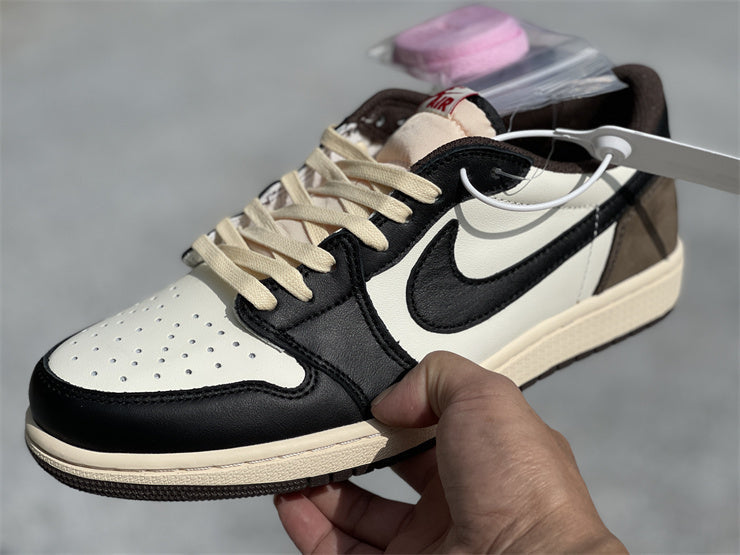 Travis Scott x AJ 1 Low OG SP Dark Mocha Shoes Sneakers - nk0002022 - Image 3