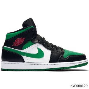AJ 1 Mid Green Toe Shoes Sneakers - nk0000120