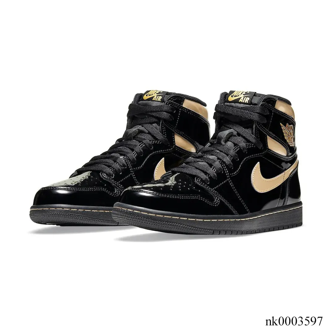 AJ 1 Retro HighBlack Metallic Gold 2020 Shoes Sneakers - nk0003597 - Image 3