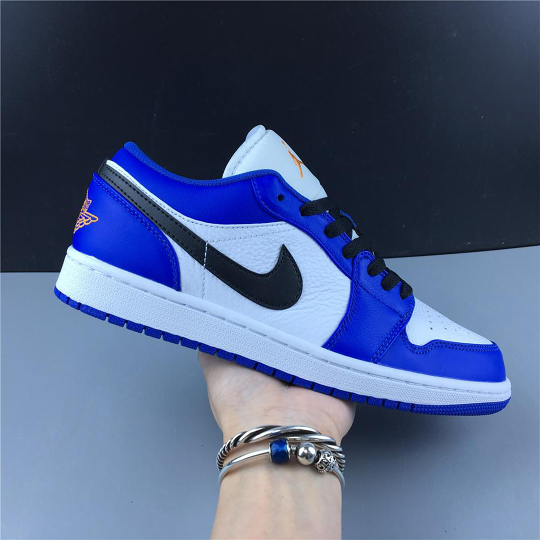 AJ 1 Low Hyper Royal Orange Peel Shoes Sneakers - nk0000141 - Image 4