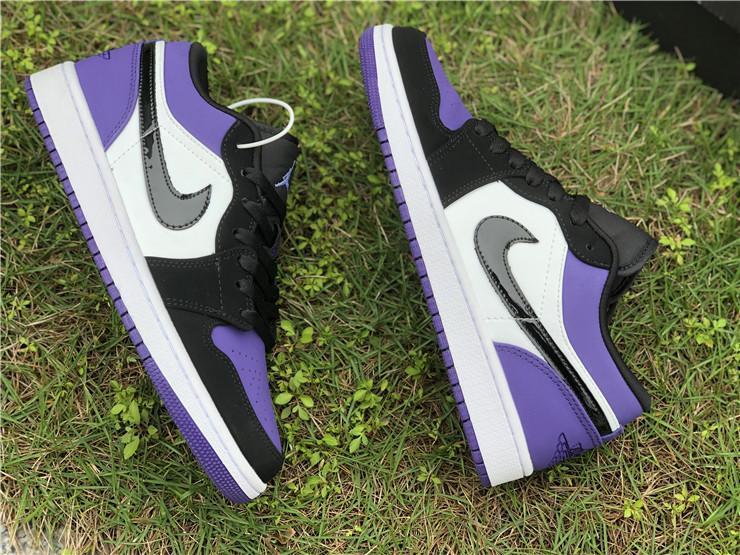 AJ 1 Low Court Purple (GS) Shoes Sneakers - nk0000731 - Image 13