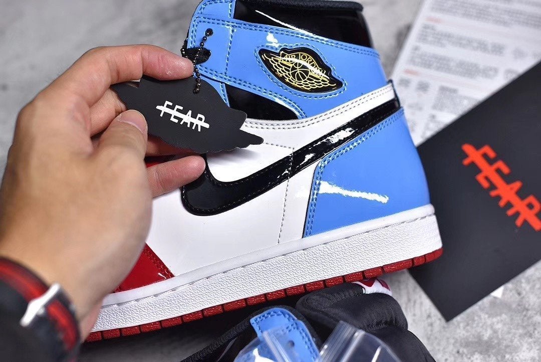 AJ 1 Retro High Fearless UNC Chicago Shoes Sneakers - nk0000058 - Image 13