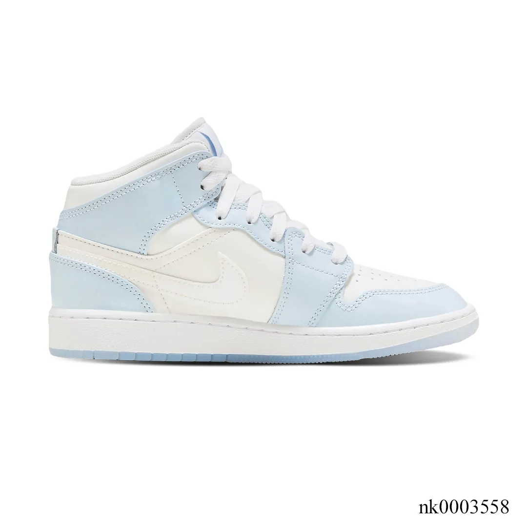 AJ 1 Mid SE Glitter Swoosh Shoes Sneakers - nk0003558