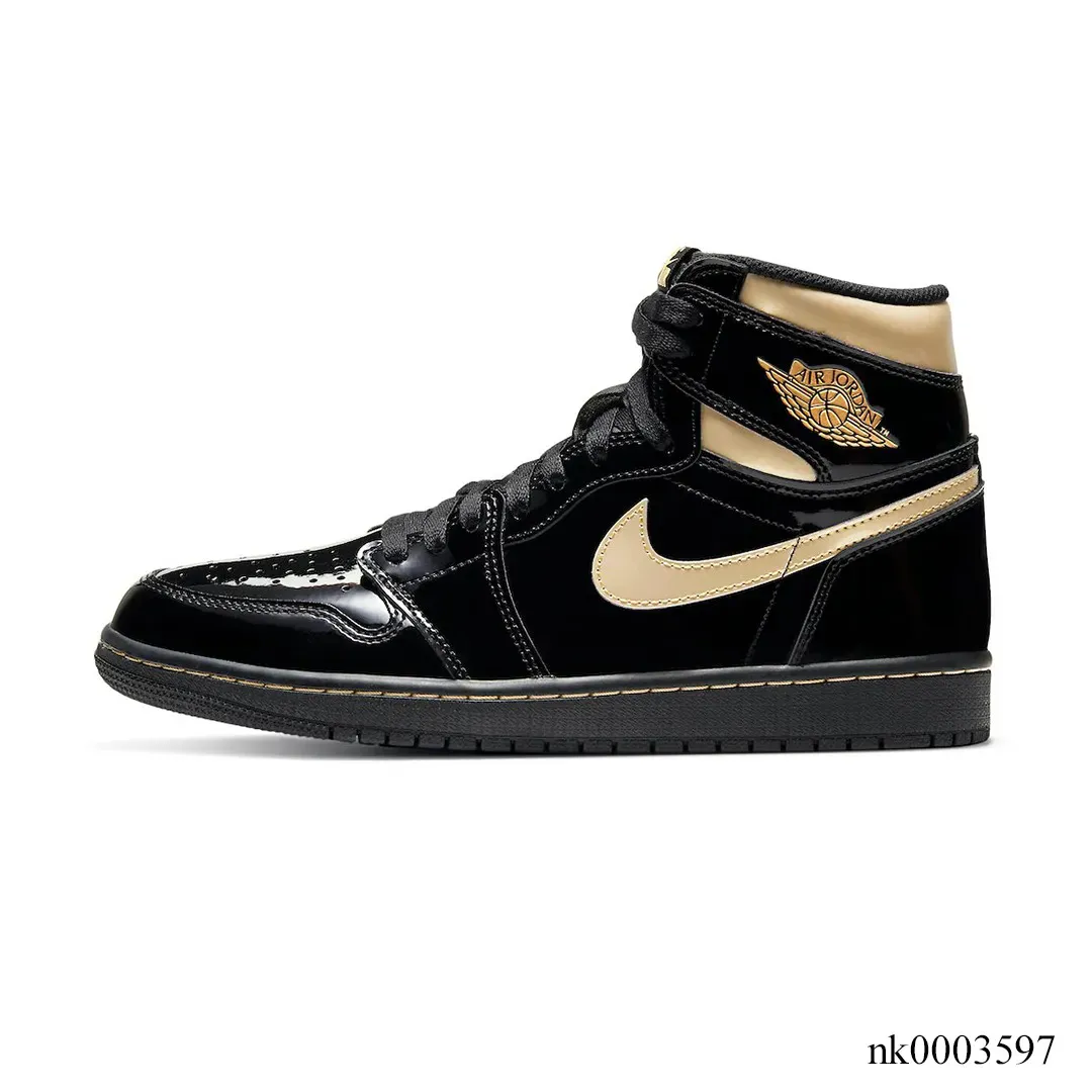 AJ 1 Retro HighBlack Metallic Gold 2020 Shoes Sneakers - nk0003597 - Image 2
