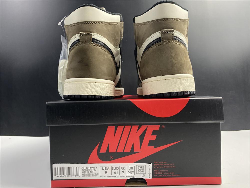 AJ 1 Retro High Dark Mocha Shoes Sneakers - nk0000855 - Image 4