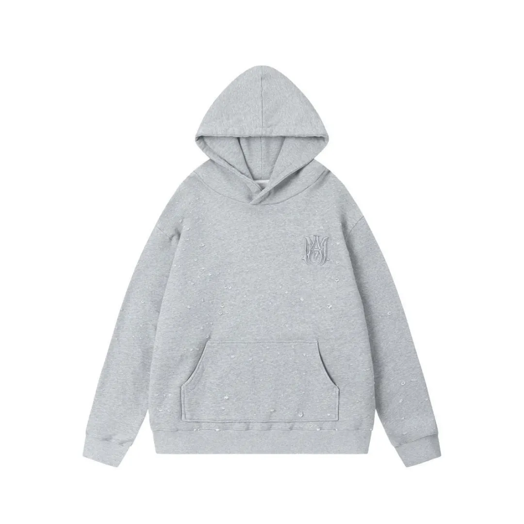 AM Logo Graphic Print Hoodie - AM00015