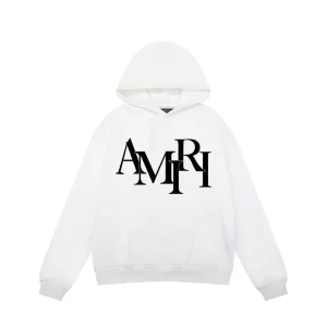 AM Logo Graphic Print Hoodie - AM0003