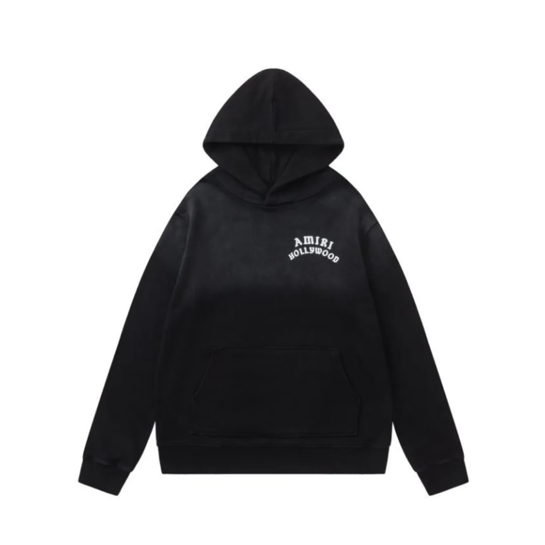 AM Logo Graphic Print Hoodie - AM0006