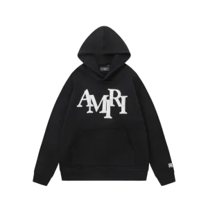 AM Logo Graphic Print Hoodie - AM0016