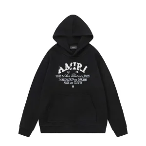 AM Logo Graphic Print Hoodie - AM0020