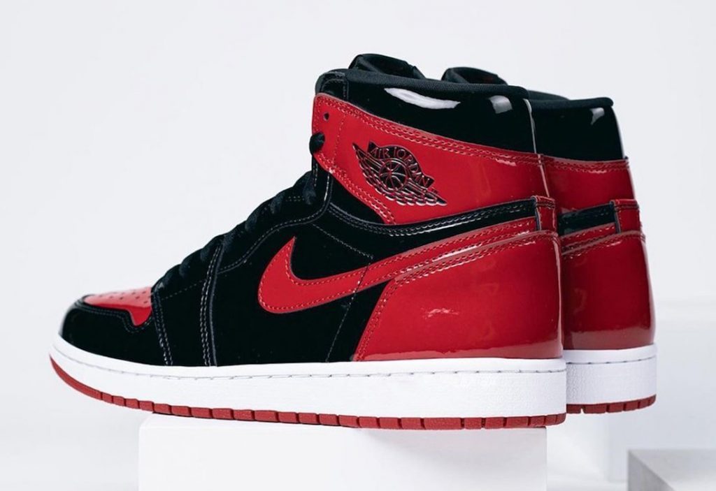 AJ 1 Retro High OG Bred Patent Shoes Sneakers - nk0001651 - Image 4