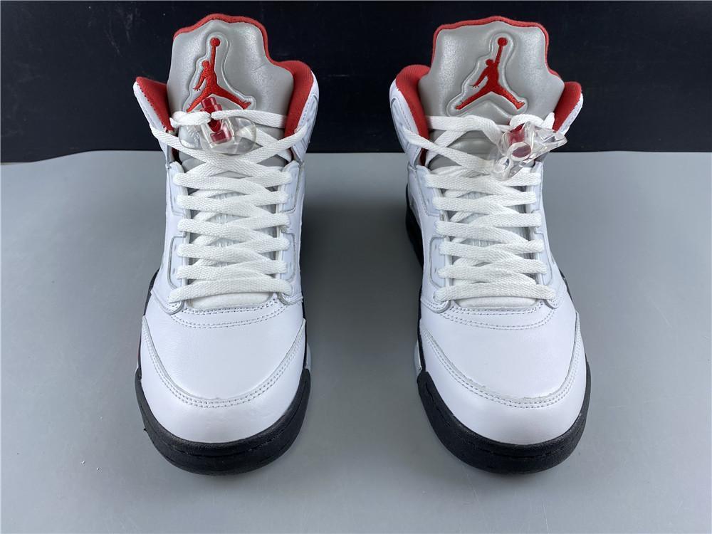 AJ 5 Fire Red Silver Tongue (2020) Shoes Sneakers - nk0000787 - Image 16