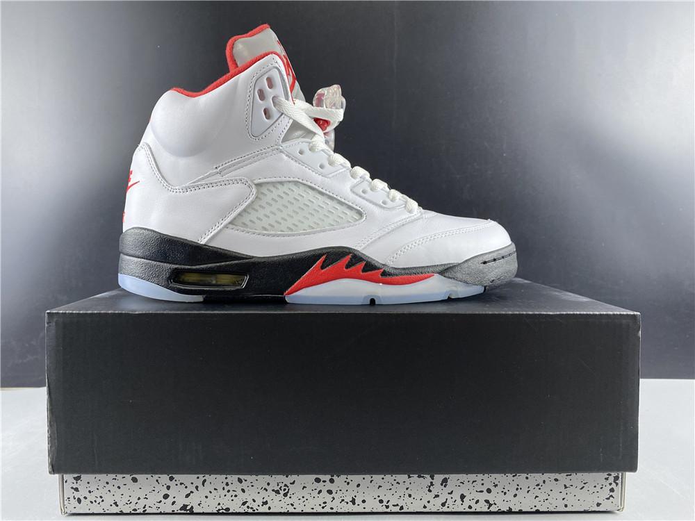 AJ 5 Fire Red Silver Tongue (2020) Shoes Sneakers - nk0000787 - Image 17