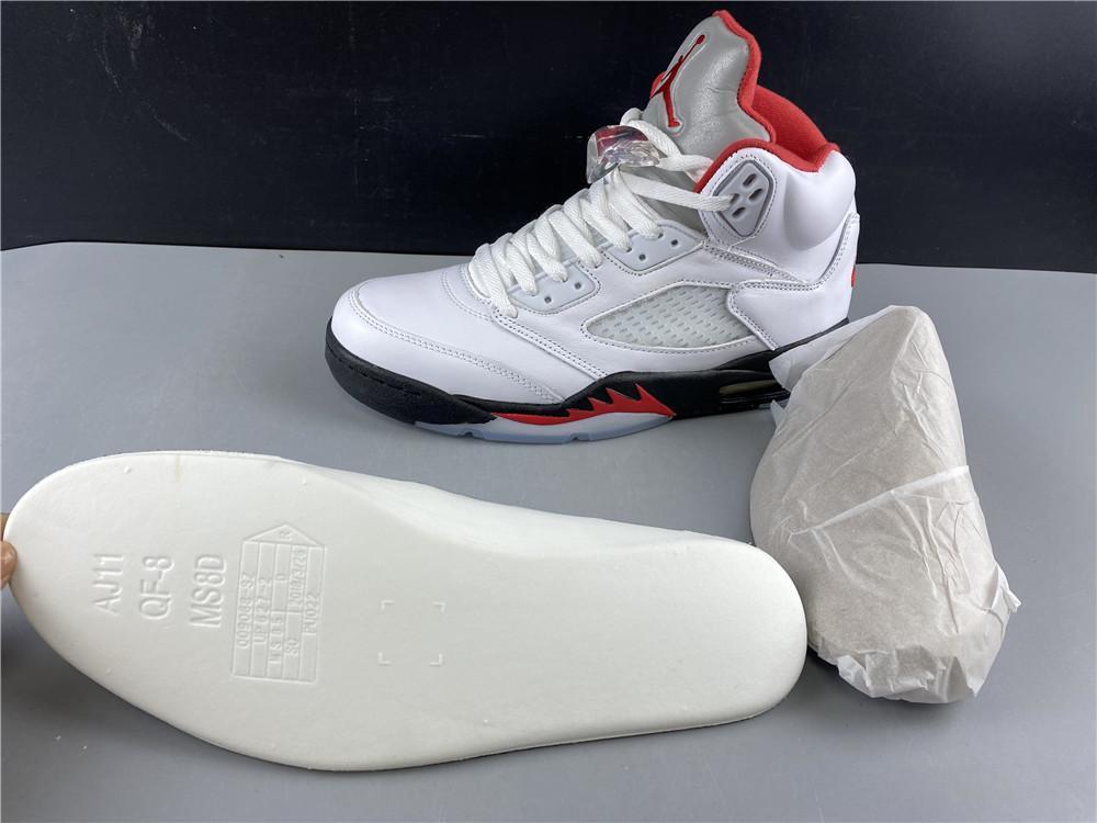 AJ 5 Fire Red Silver Tongue (2020) Shoes Sneakers - nk0000787 - Image 18